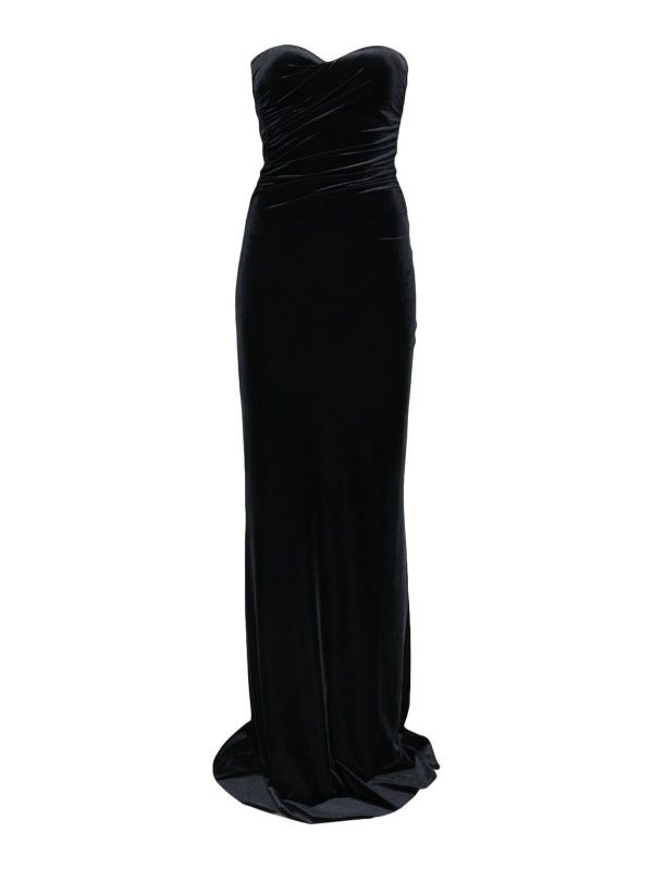 Amazuìn Maxi Robe - Julien Velvet Jet Black