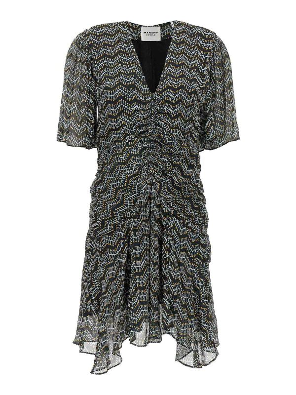 Isabel Marant Etoile Robe Au Genou - Multicolore