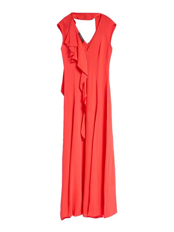 Karl Lagerfeld Robe Au Genou - Rouge
