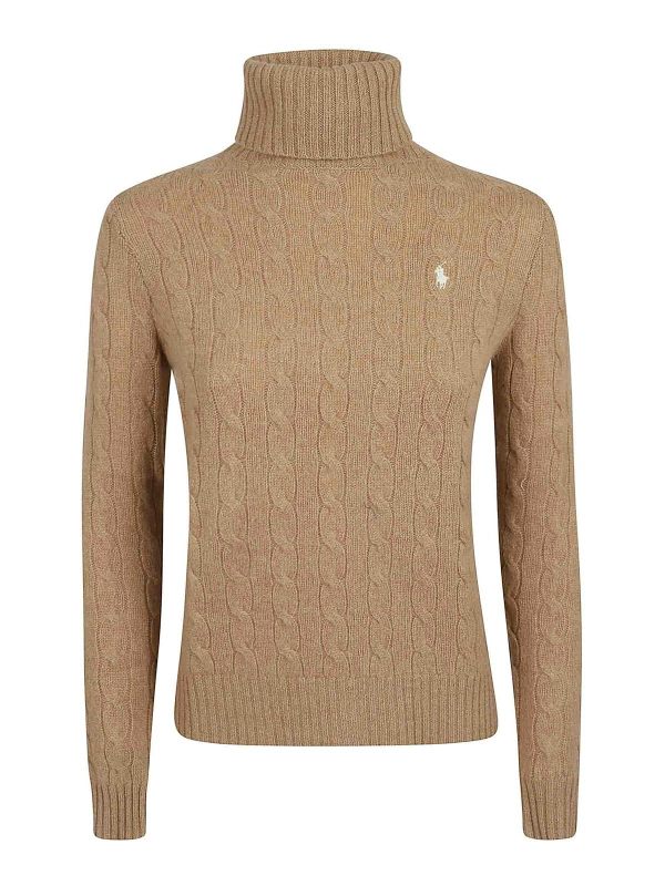 Polo Ralph Lauren Pull Col Roulé - Camel