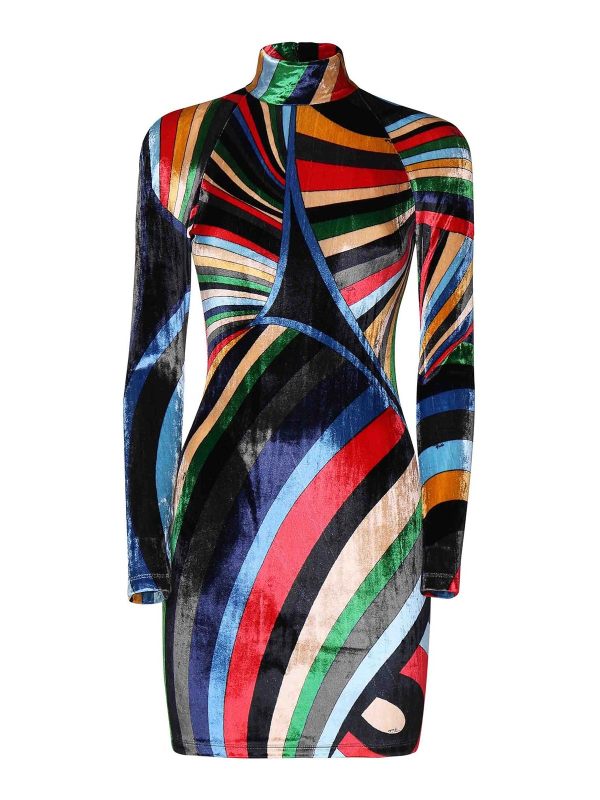 Emilio Pucci Robe Courte - Multicolore
