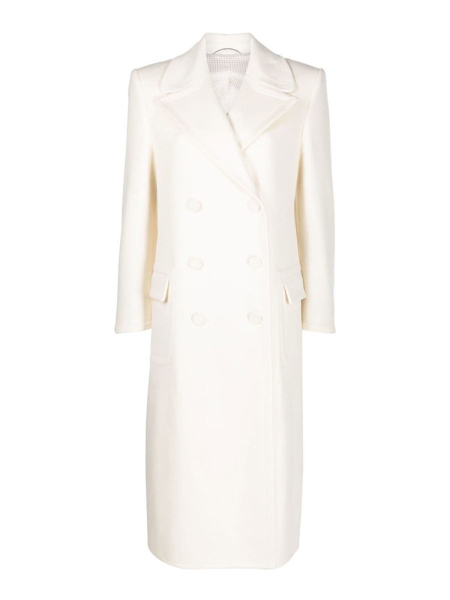Ermanno Scervino Manteau Long - Blanc