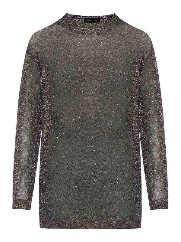 Roberto Collina Pull Col Rond - Noir