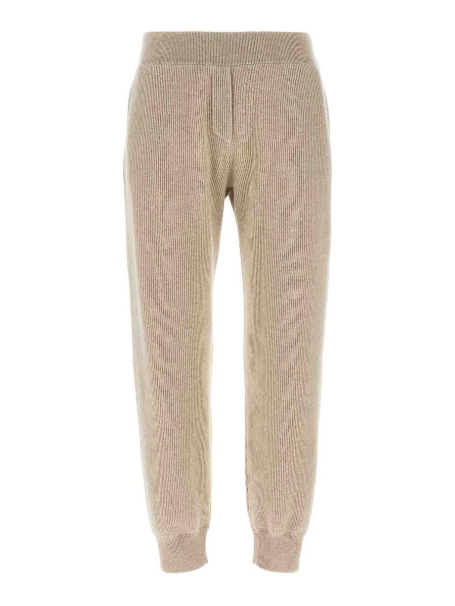 Brunello Cucinelli Pantalons Décontractés - Beige