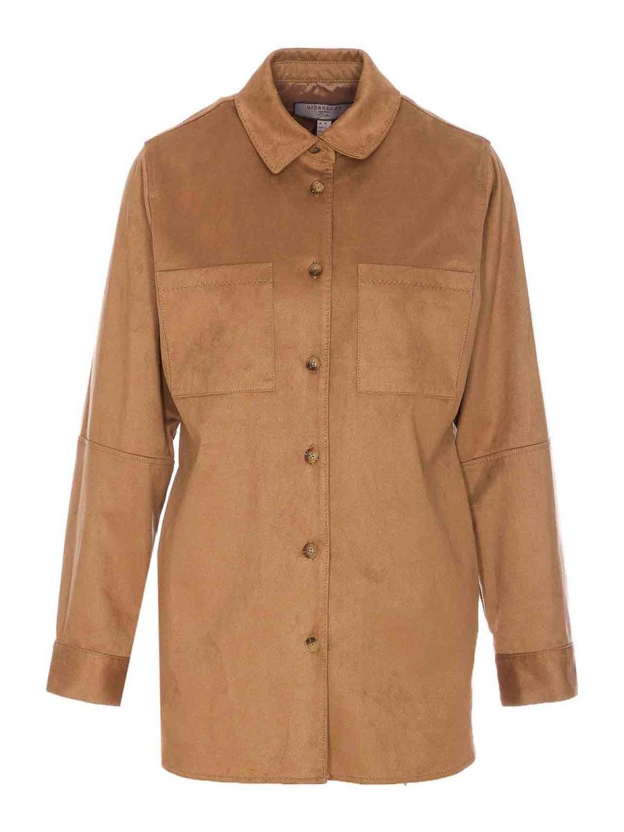 Urbancode Blouson En Cuir - Beige