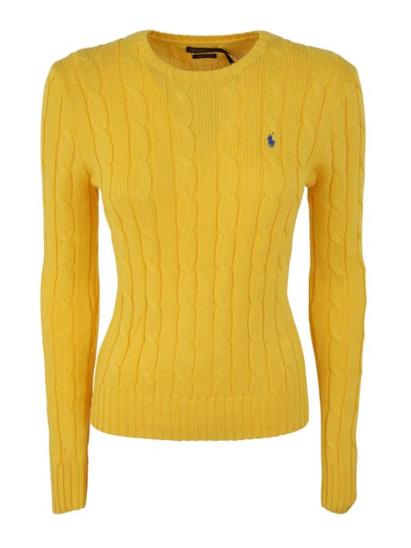 Polo Ralph Lauren Pull Col Rond - Jaune