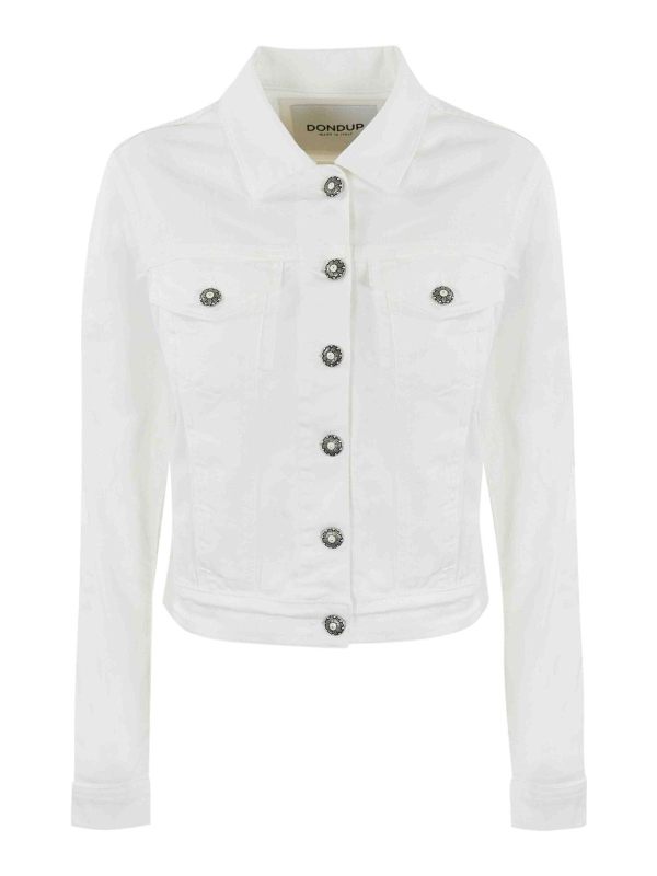 Dondup Veste En Jean - Blanc