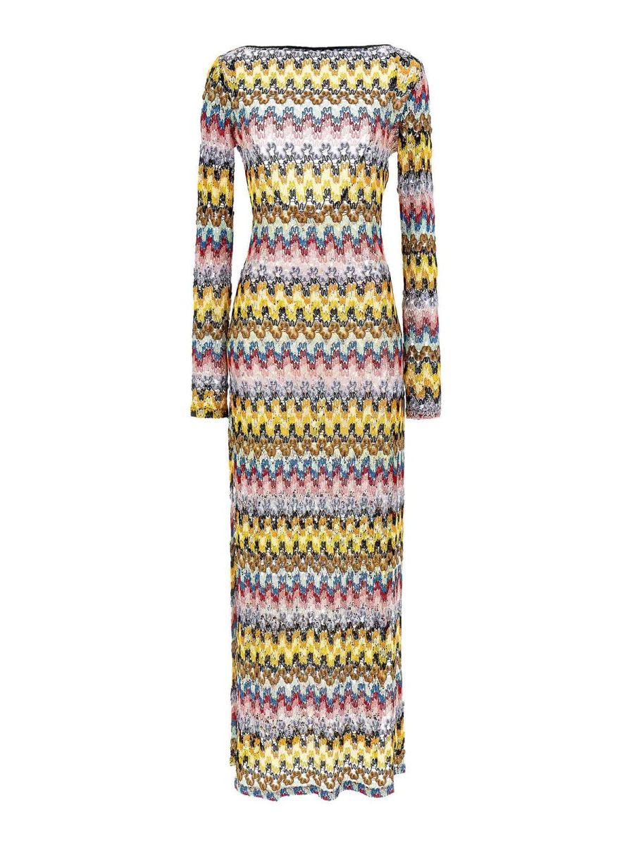 Missoni Robe Au Genou - Multicolore