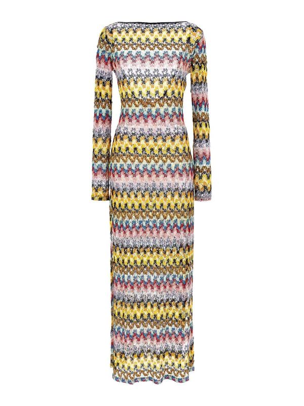 Missoni Robe Au Genou - Multicolore