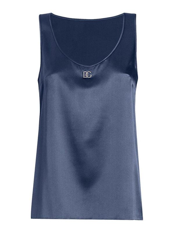 Dolce & Gabbana Top - Bleu