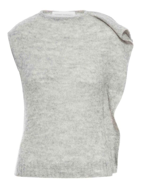 Niccolò Pasqualetti Pull Col Rond - Gris