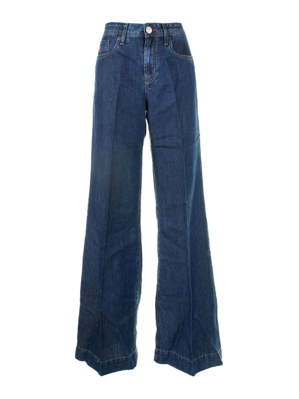 Jacob Cohen Jean Bootcut - Bleu