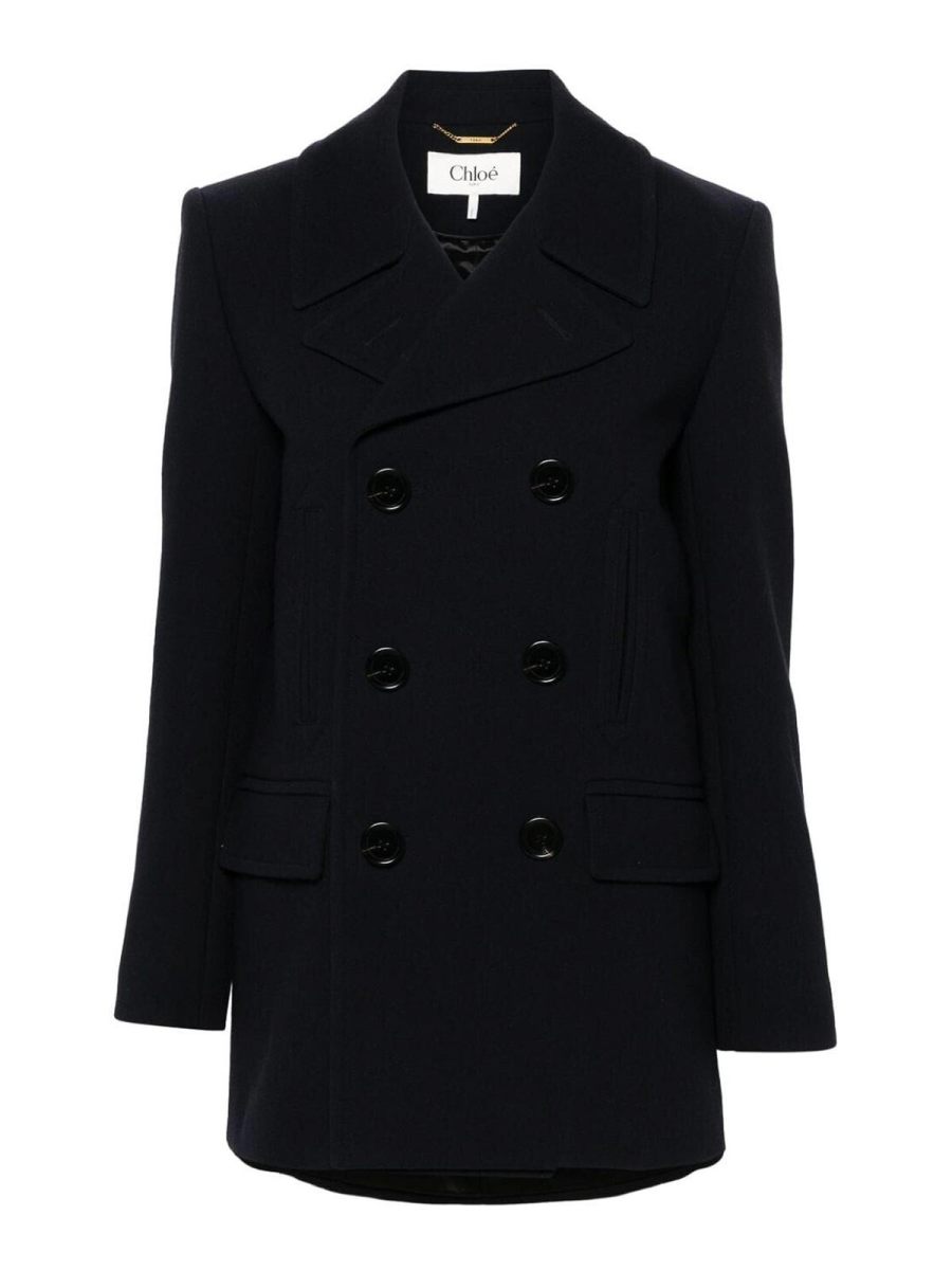 Chloe' Manteau Court - Gris Foncé