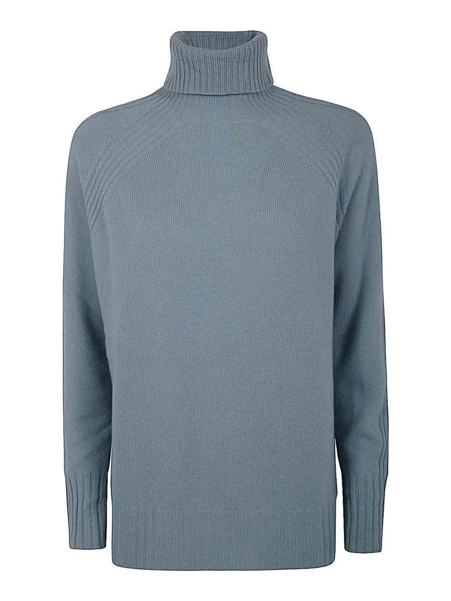 Twinset Pull Col Roulé - Gris
