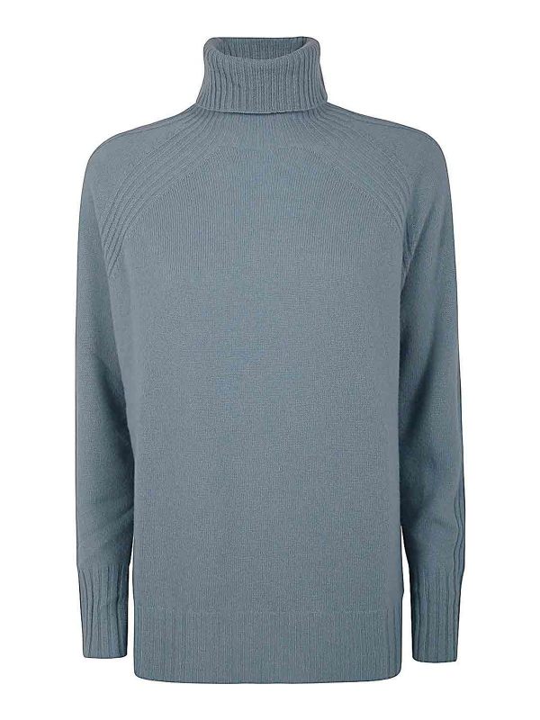 Twinset Pull Col Roulé - Gris