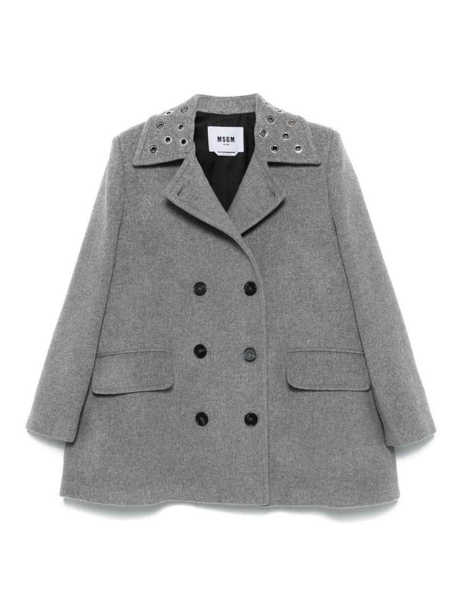 M. S.G. M. Manteau Court - Gris