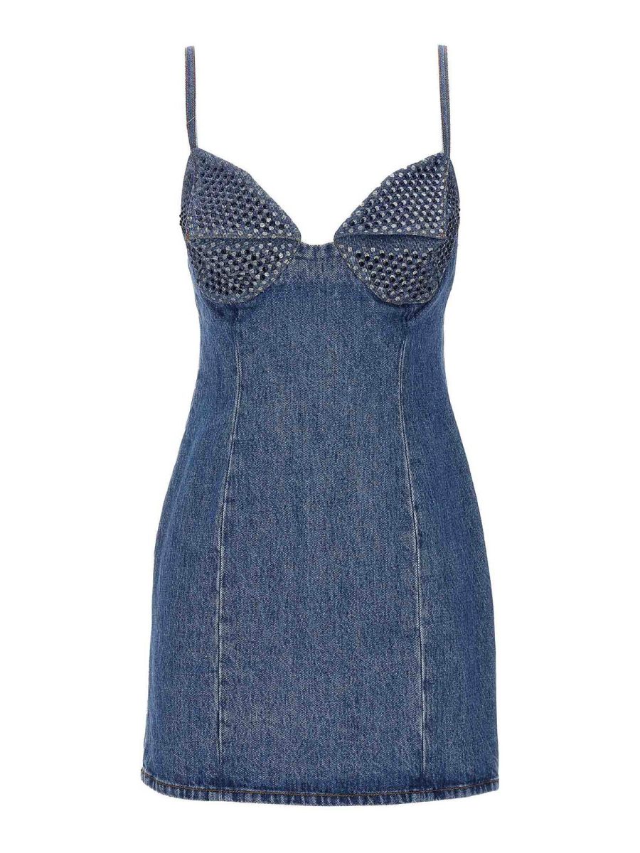 Area Robe Au Genou - Bleu Clair
