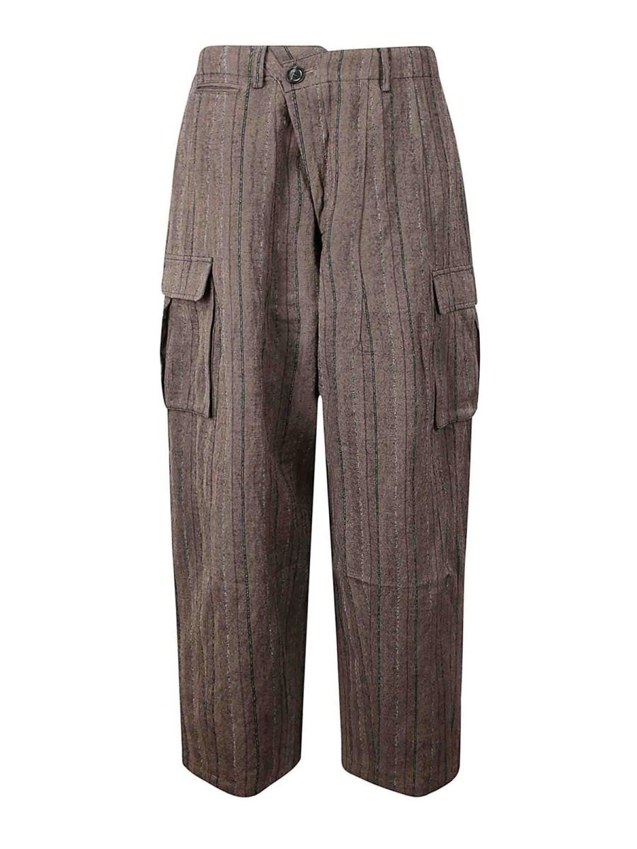 Dawei Pantalons Décontractés - Marron