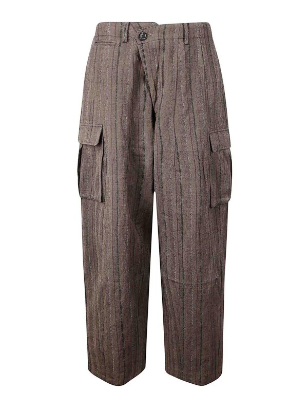 Dawei Pantalons Décontractés - Marron