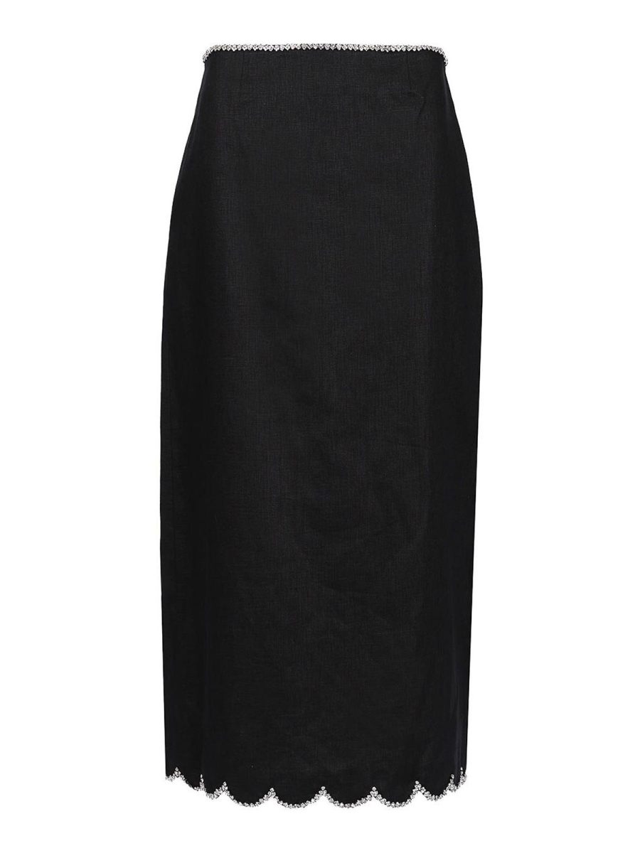 Zimmermann Jupe Midi - Noir