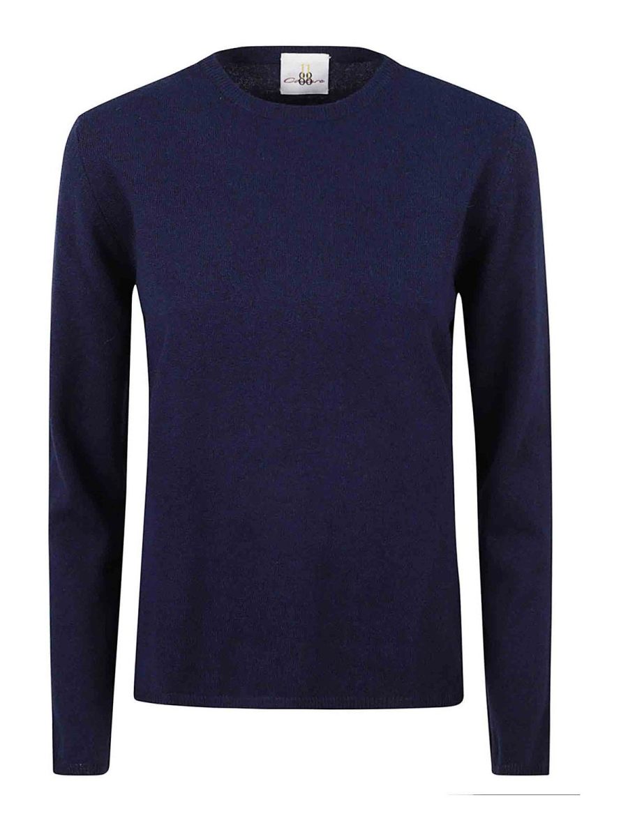 Eleven88 Pull Col Rond - Bleu