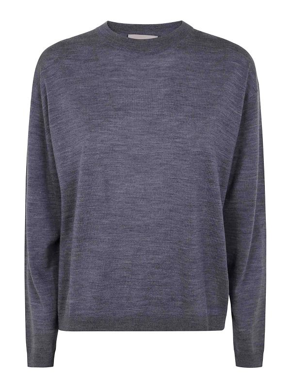 Semicouture Pull Col Rond - Gris