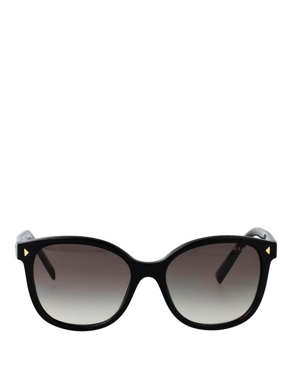 Prada Lunettes De Soleil - Noir