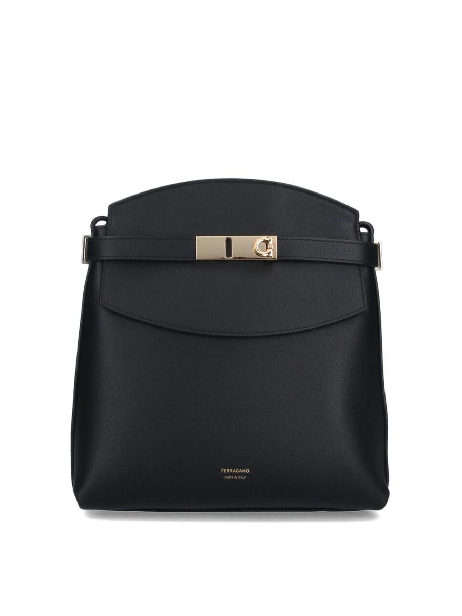 Ferragamo Sac Porté Épaule - Noir