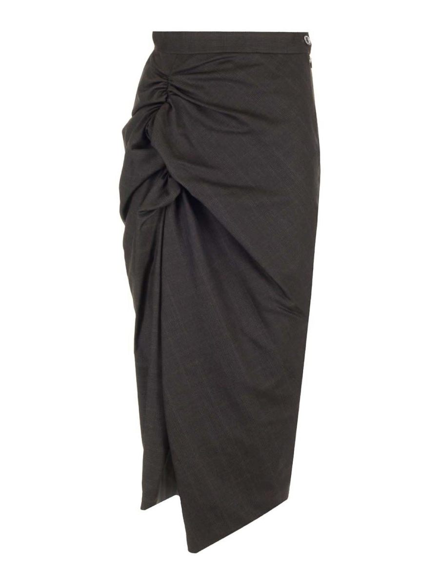 Vivienne Westwood Jupe Midi - Marron
