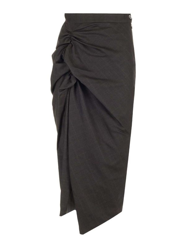 Vivienne Westwood Jupe Midi - Marron