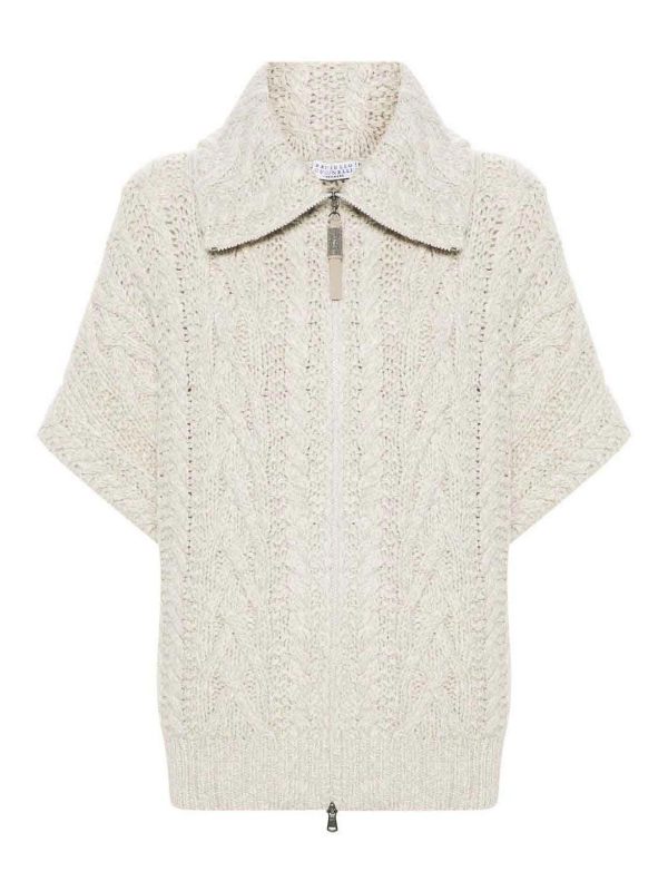 Brunello Cucinelli Cardigan - Blanc