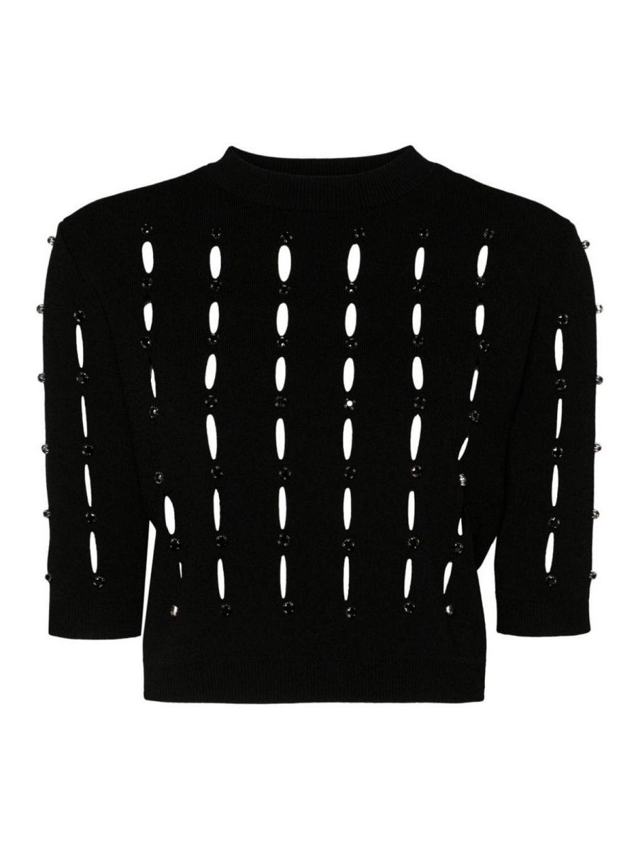 Liu Jo Pull Col Rond - Noir