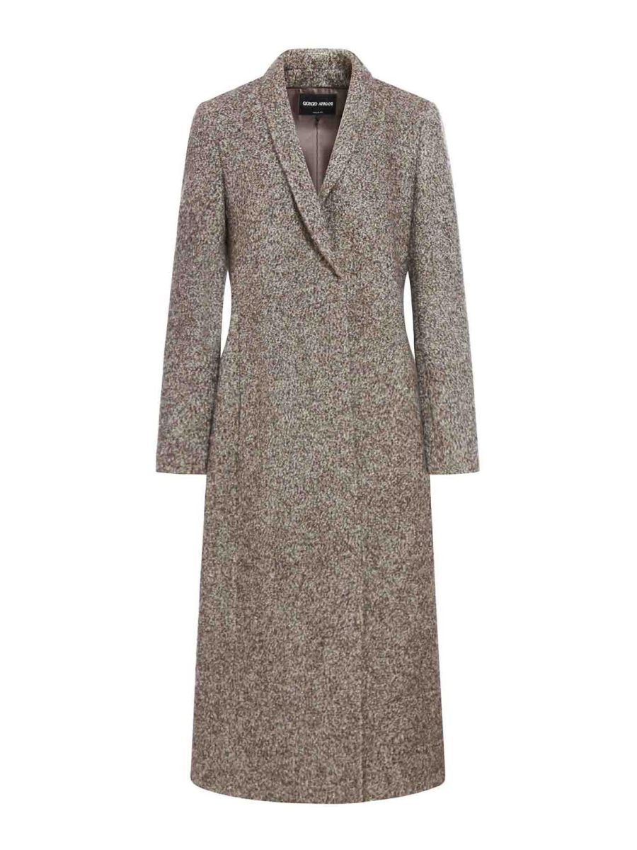 Giorgio Armani Manteau Court - Noir