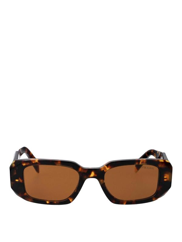 Prada Lunettes De Soleil - Marron