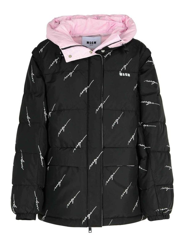 M. S.G. M. Blouson Rembourré - Noir