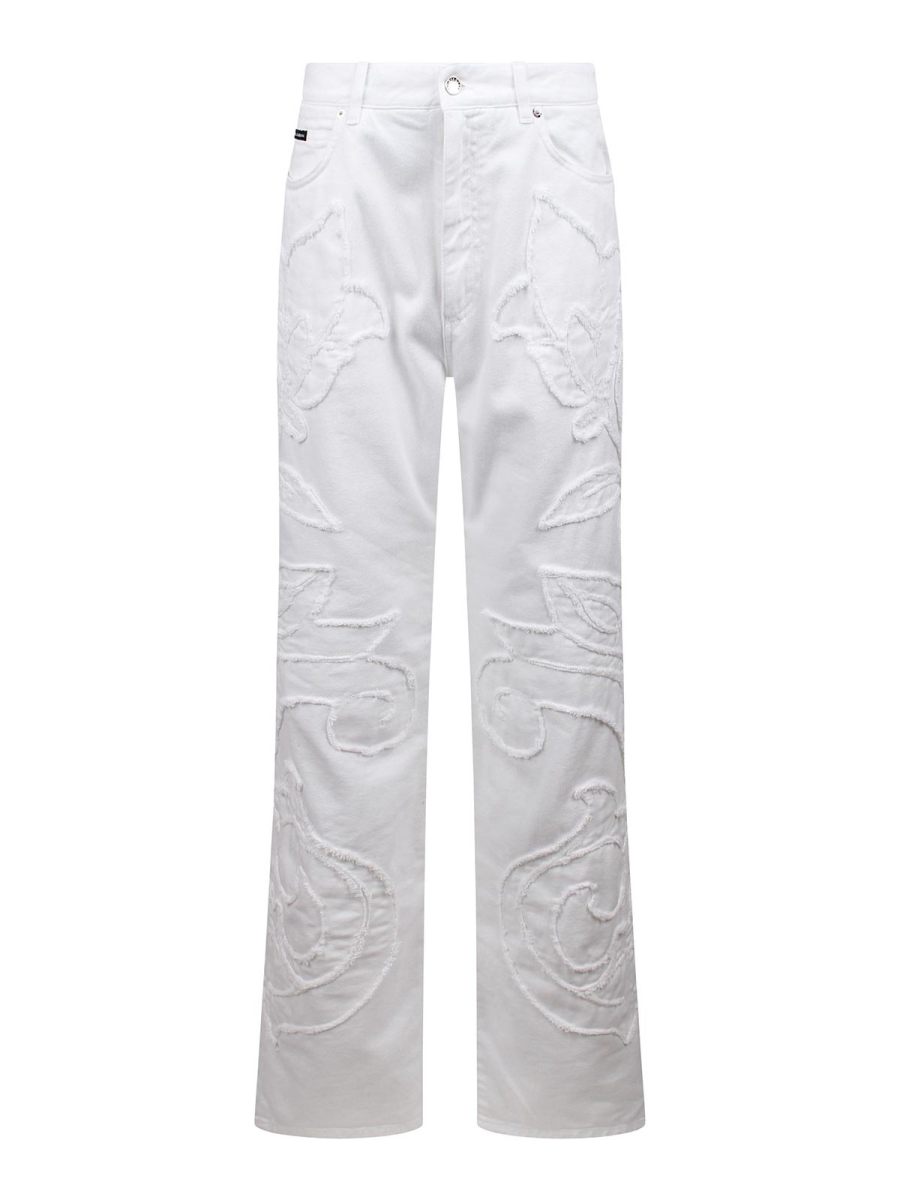 Dolce & Gabbana Jean Bootcut - Blanc