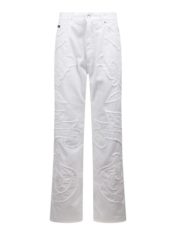 Dolce & Gabbana Jean Bootcut - Blanc