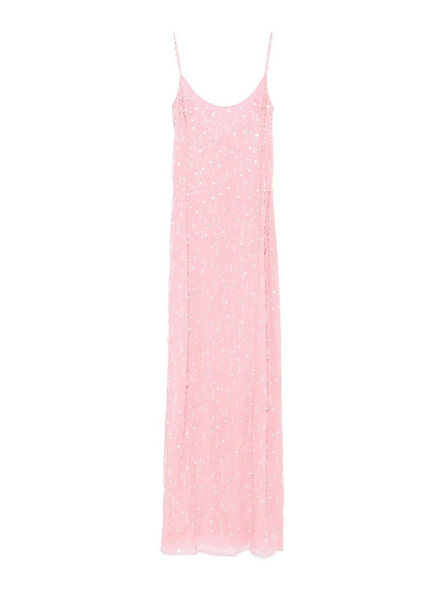 Blumarine Robe Au Genou - Couleur Chair