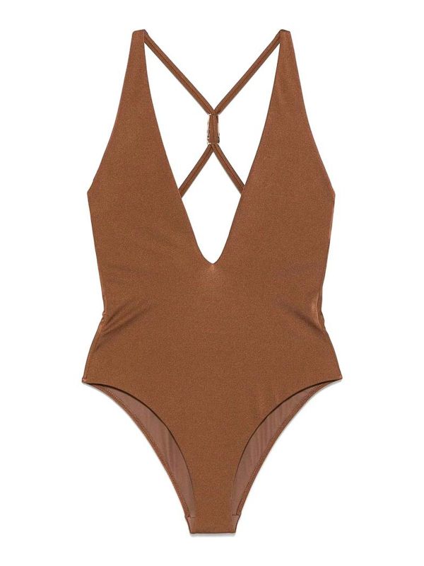 Versace Maillot De Bain - Marron