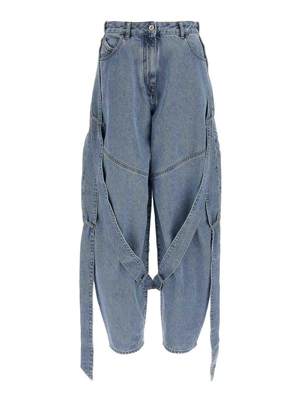 The Attico Jean Bootcut - Bleu Clair
