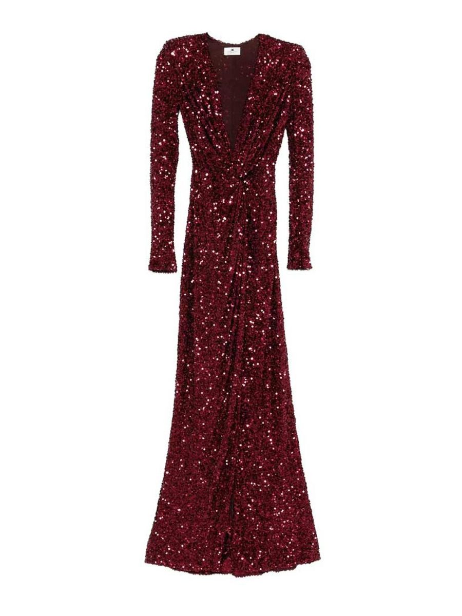 Elisabetta Franchi Robe De Soirée - Rouge