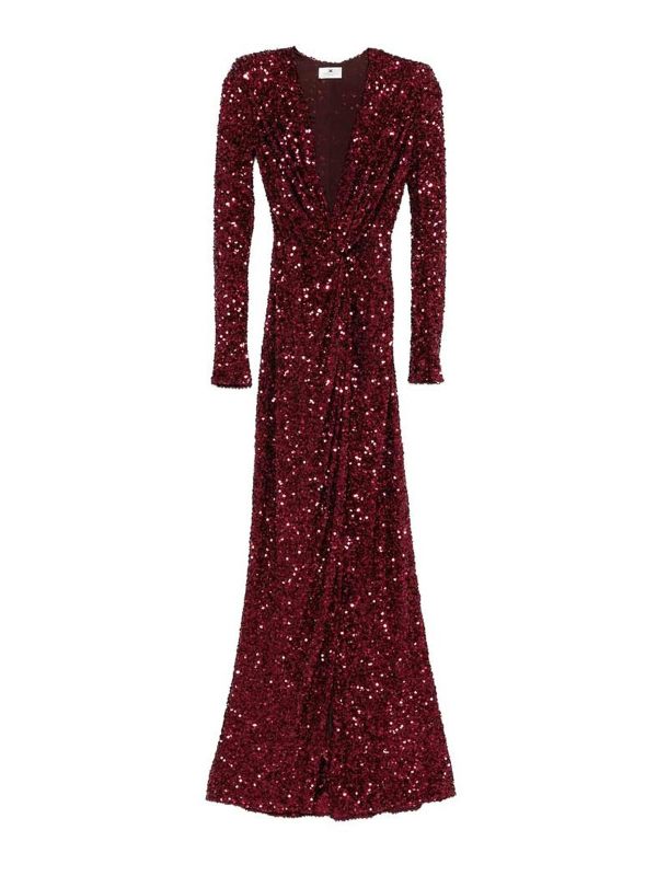 Elisabetta Franchi Robe De Soirée - Rouge