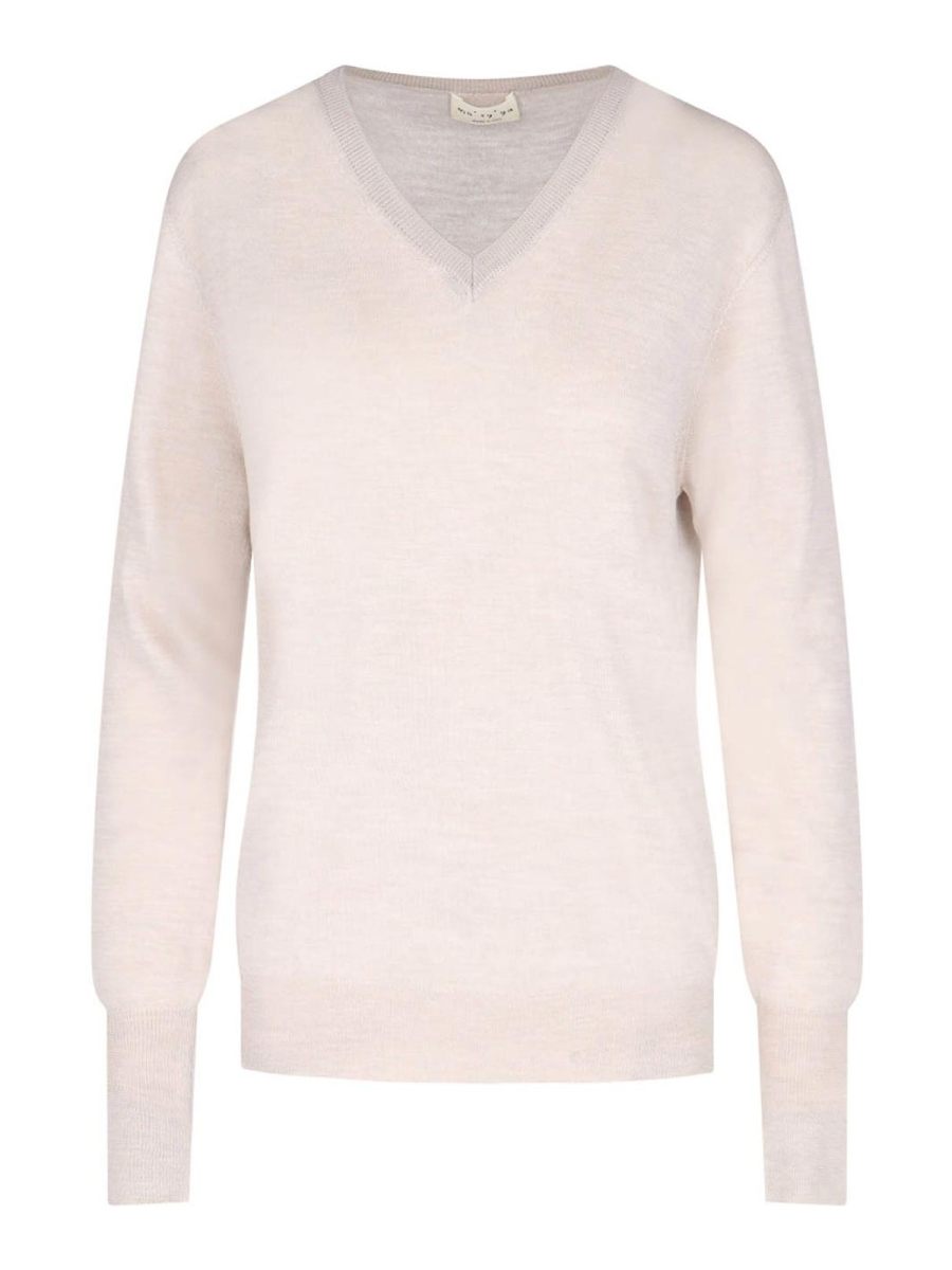 Ma'ry'ya Pull Col Bateau - Beige