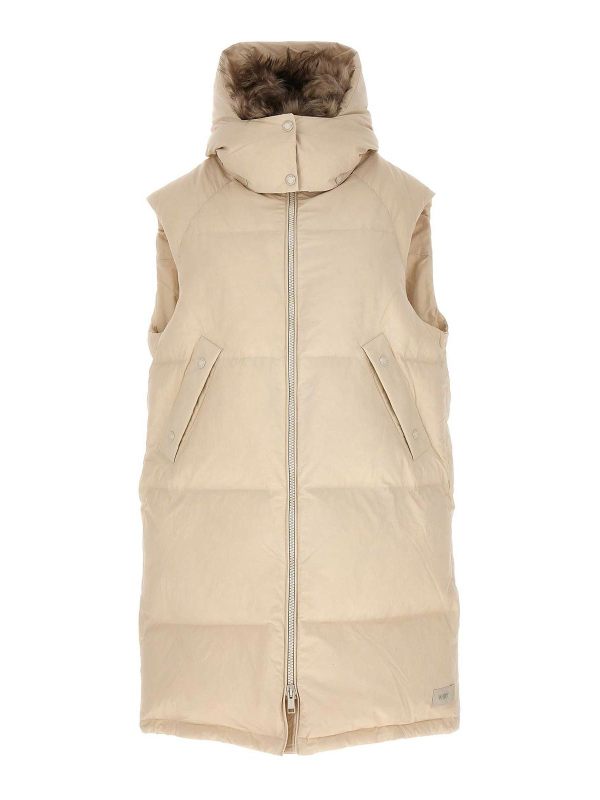 Yves Salomon Gilet - Blanc