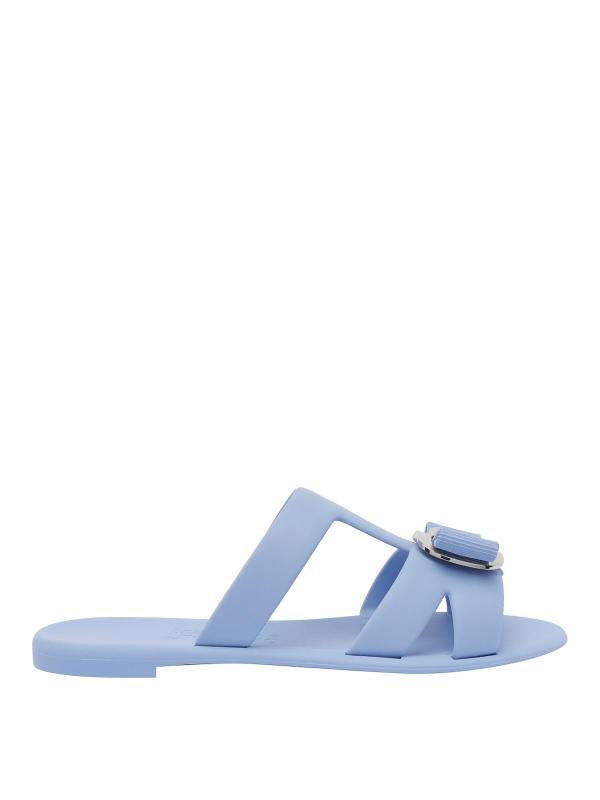 Salvatore Ferragamo Sandales - Bleu