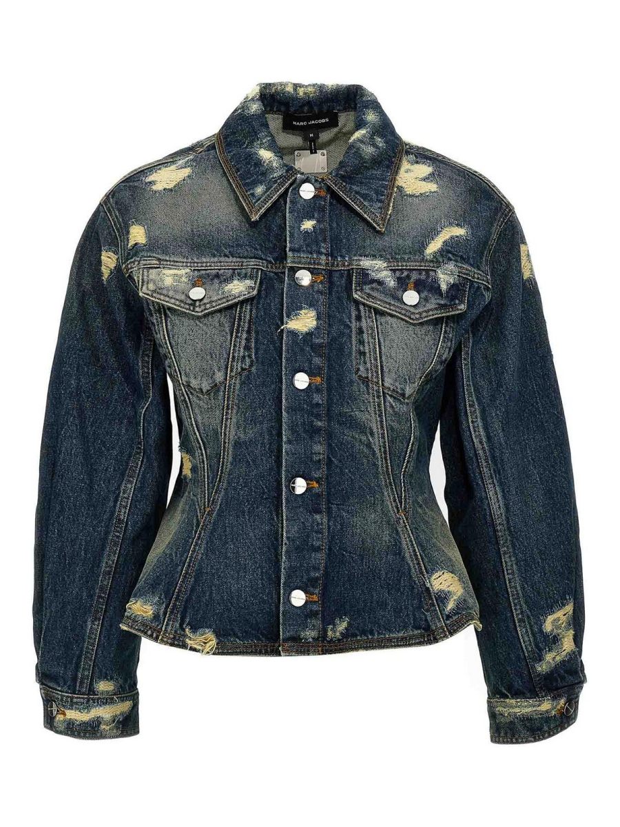 Marc Jacobs Veste En Jean - Bleu