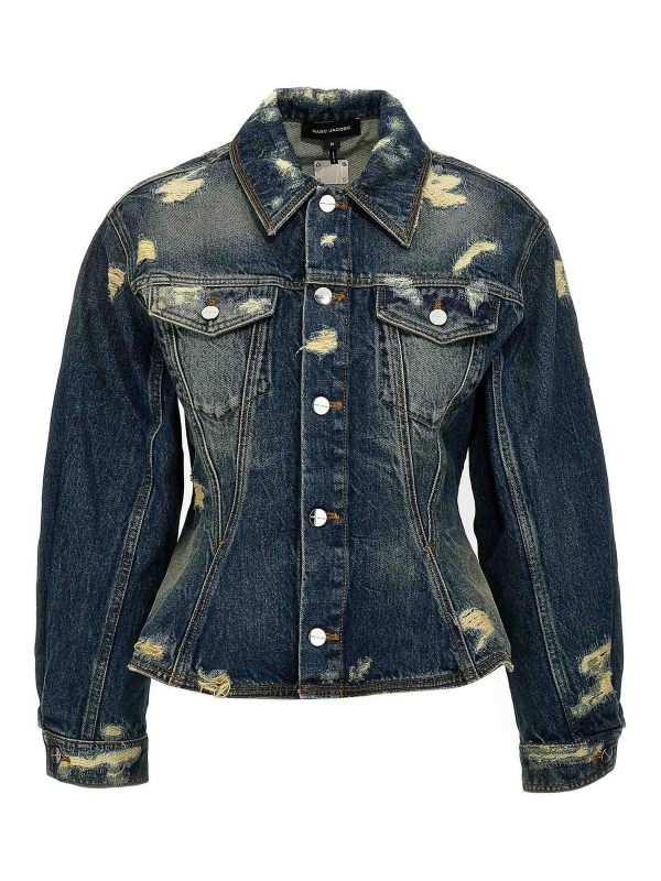 Marc Jacobs Veste En Jean - Bleu