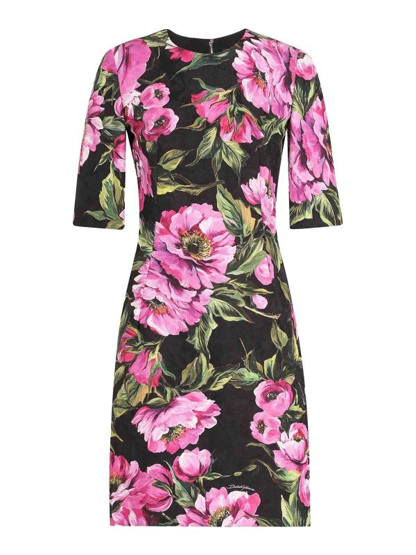Dolce & Gabbana Robe Au Genou - Fuchsia