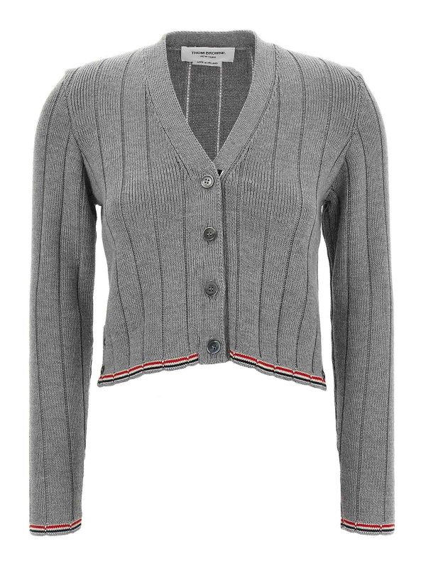 Thom Browne Cardigan - Gris