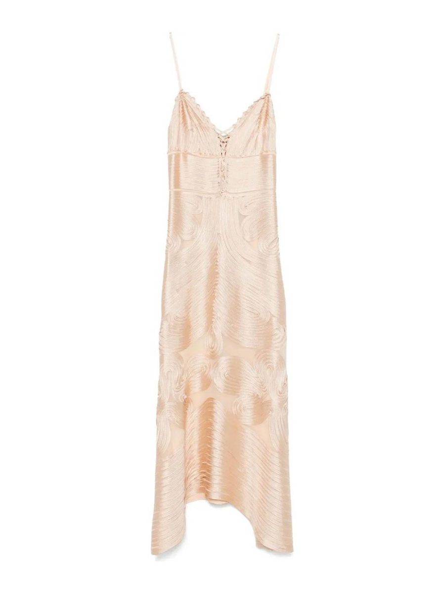 Ulla Johnson Robe Au Genou - Beige